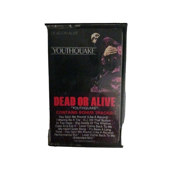 Dead Or Alive. YOUTHQUAKE Extended Mix (80s, Cassette, Epic) Great! - Picture 5 of 8
